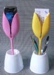 Tulip Shape Multifunctional Pen Container