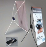 Advertising stand banner/Printed roll up banner/X shape stand banner